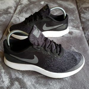 Nike Boys Flex Contact 917932-002 Black Running Shoes Sneakers Size 7Y WOMEN 8.5